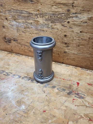 Ornate lead rainwater pipe collars made for Windsor castle